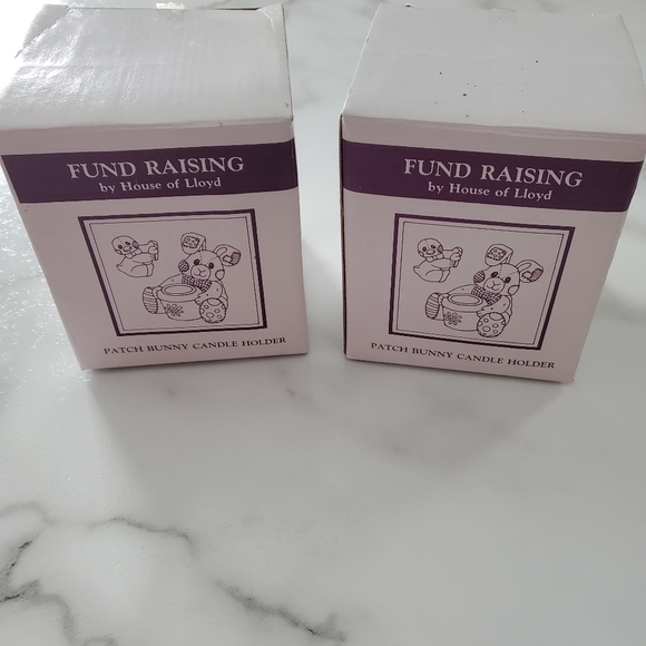 Easter Bunny Taper Candlestick Holder Chic hugger - Picture 2 of 10